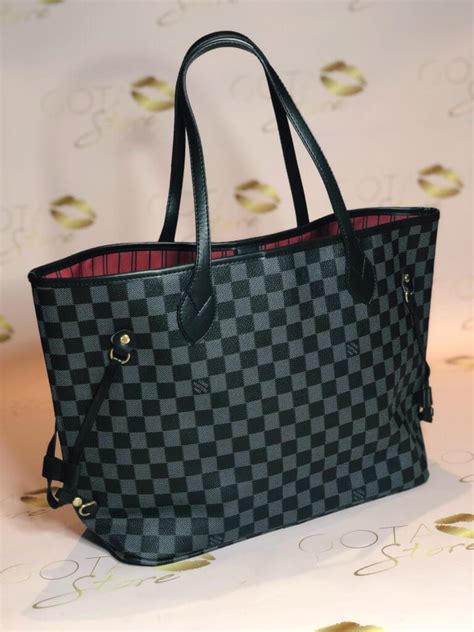 lv bag black|louis vuitton black checkered bag.